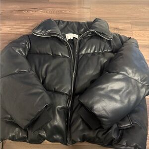 Rebecca Minkoff Black Quilted Puffer Jacket